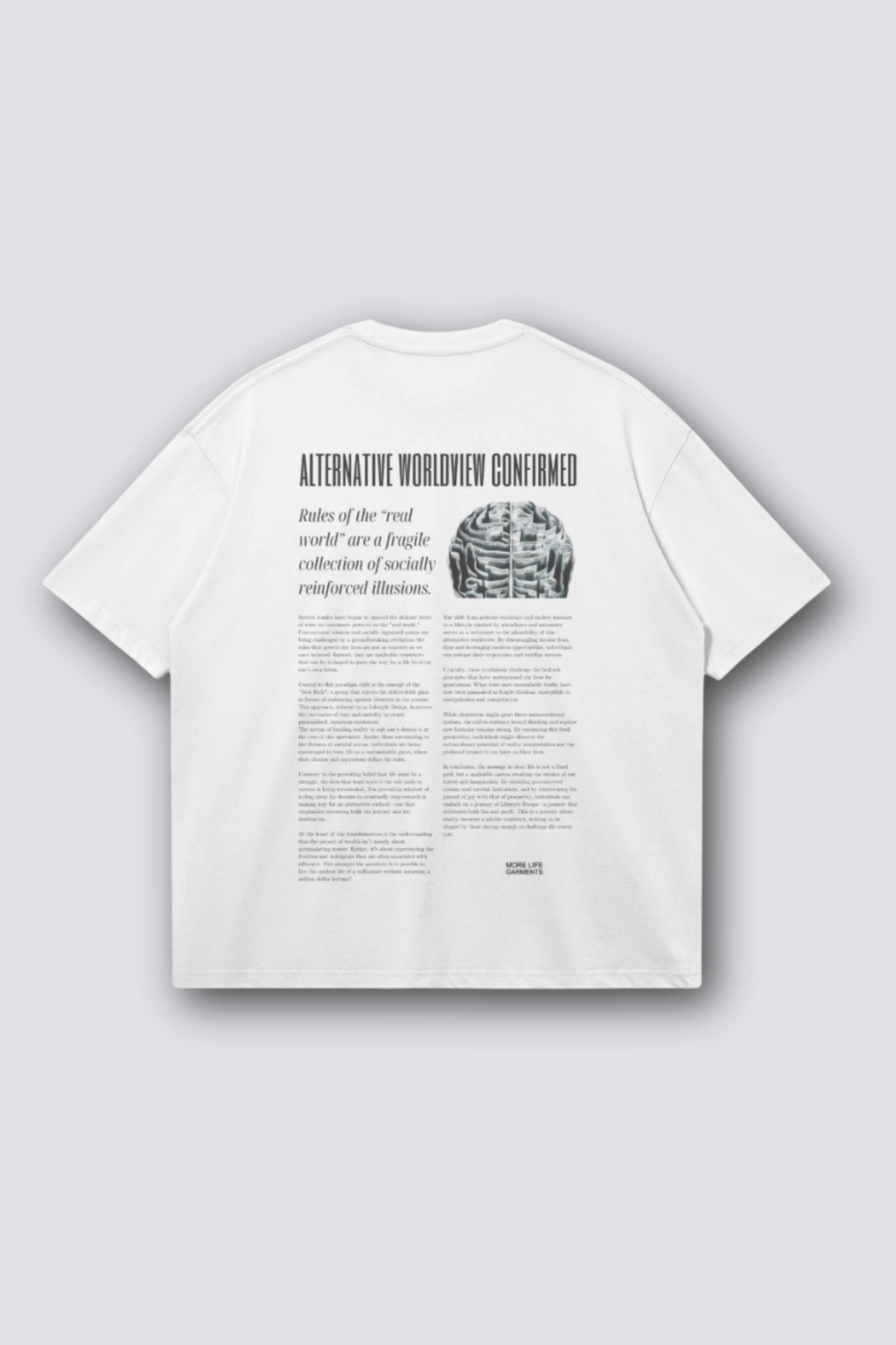 Alternative Worldview Oversized T-Shirt