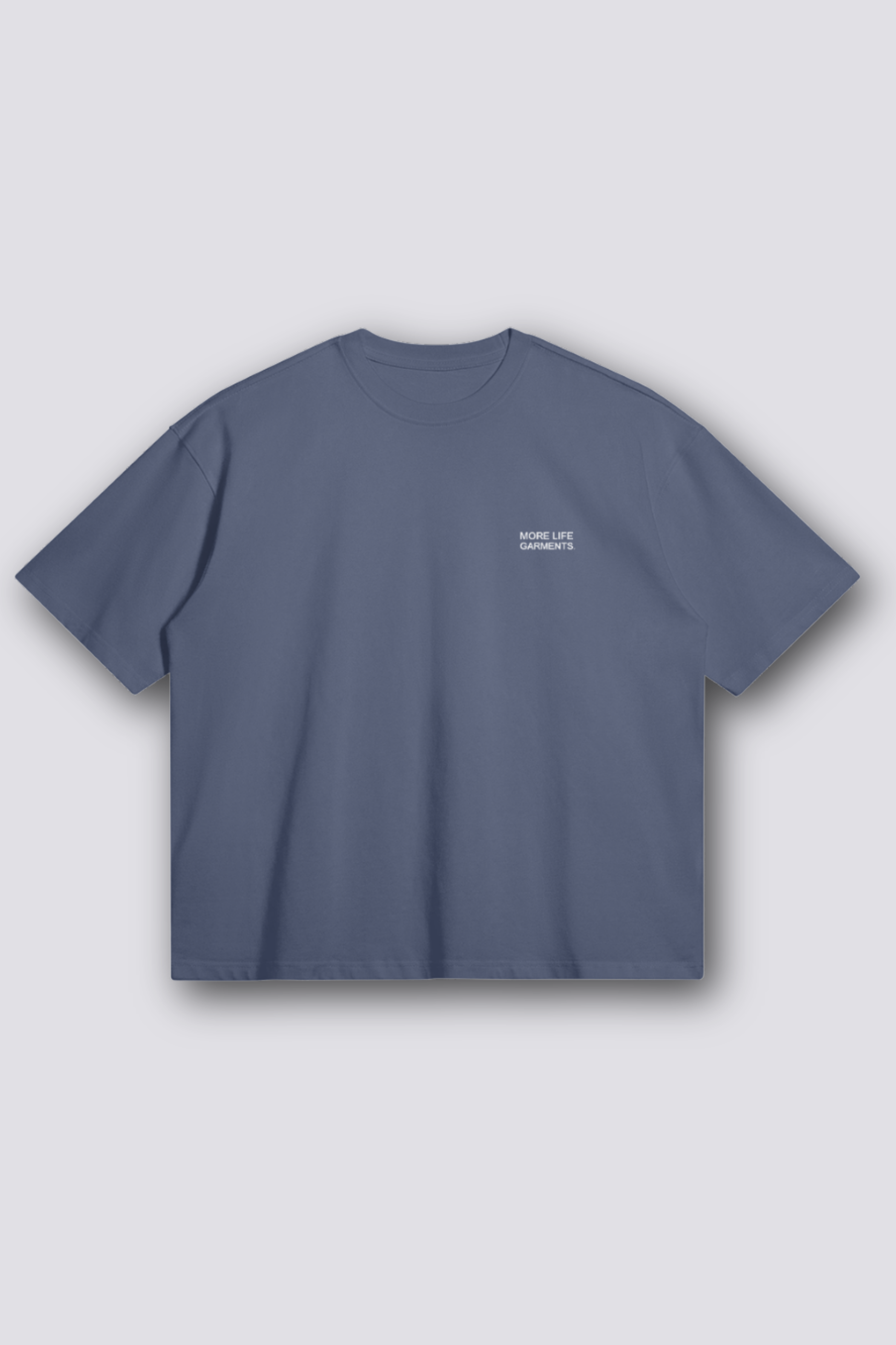 More Life Garments Essential Oversized T-Shirt Slate