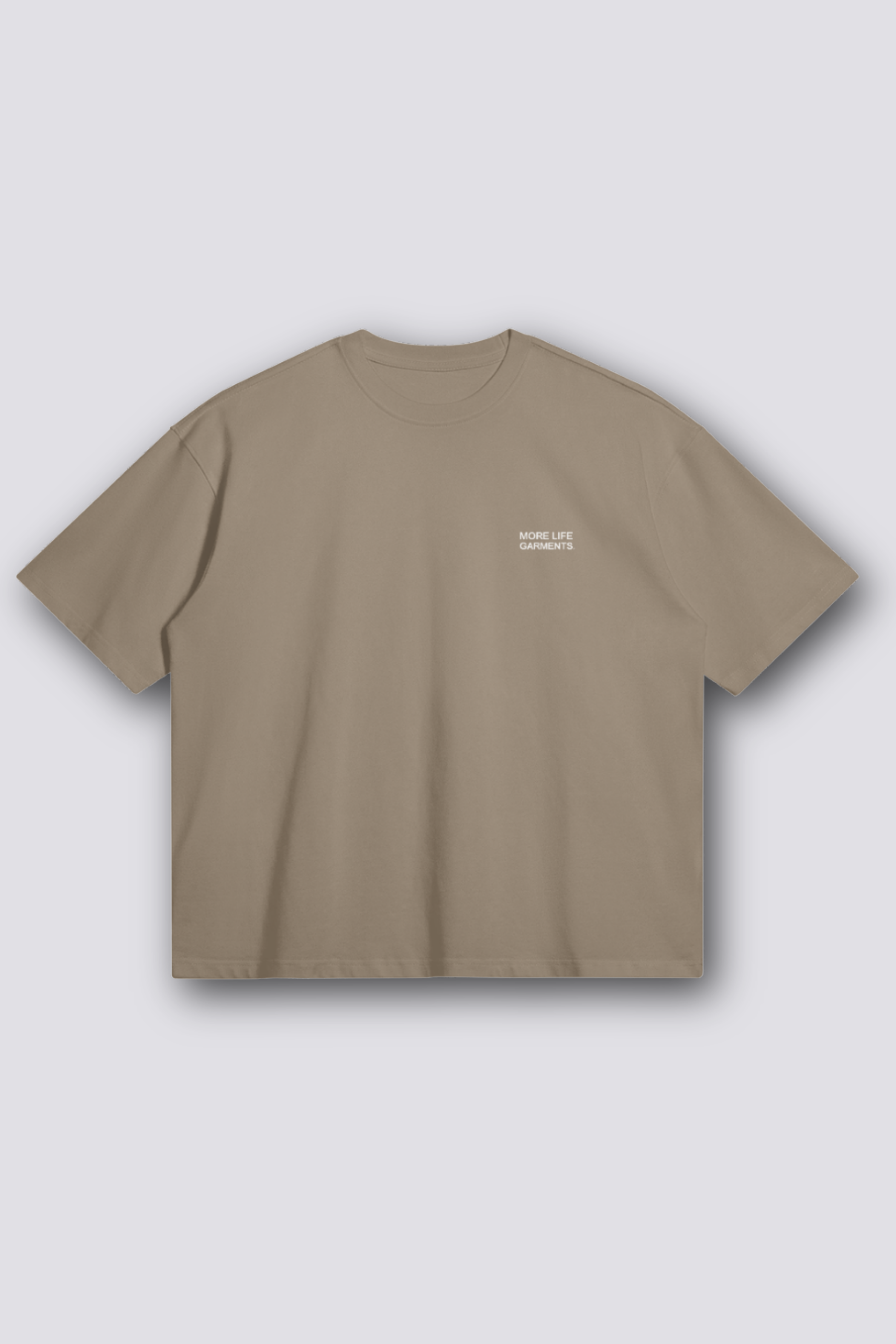 More Life Garments Essential Oversized T-Shirt Americano