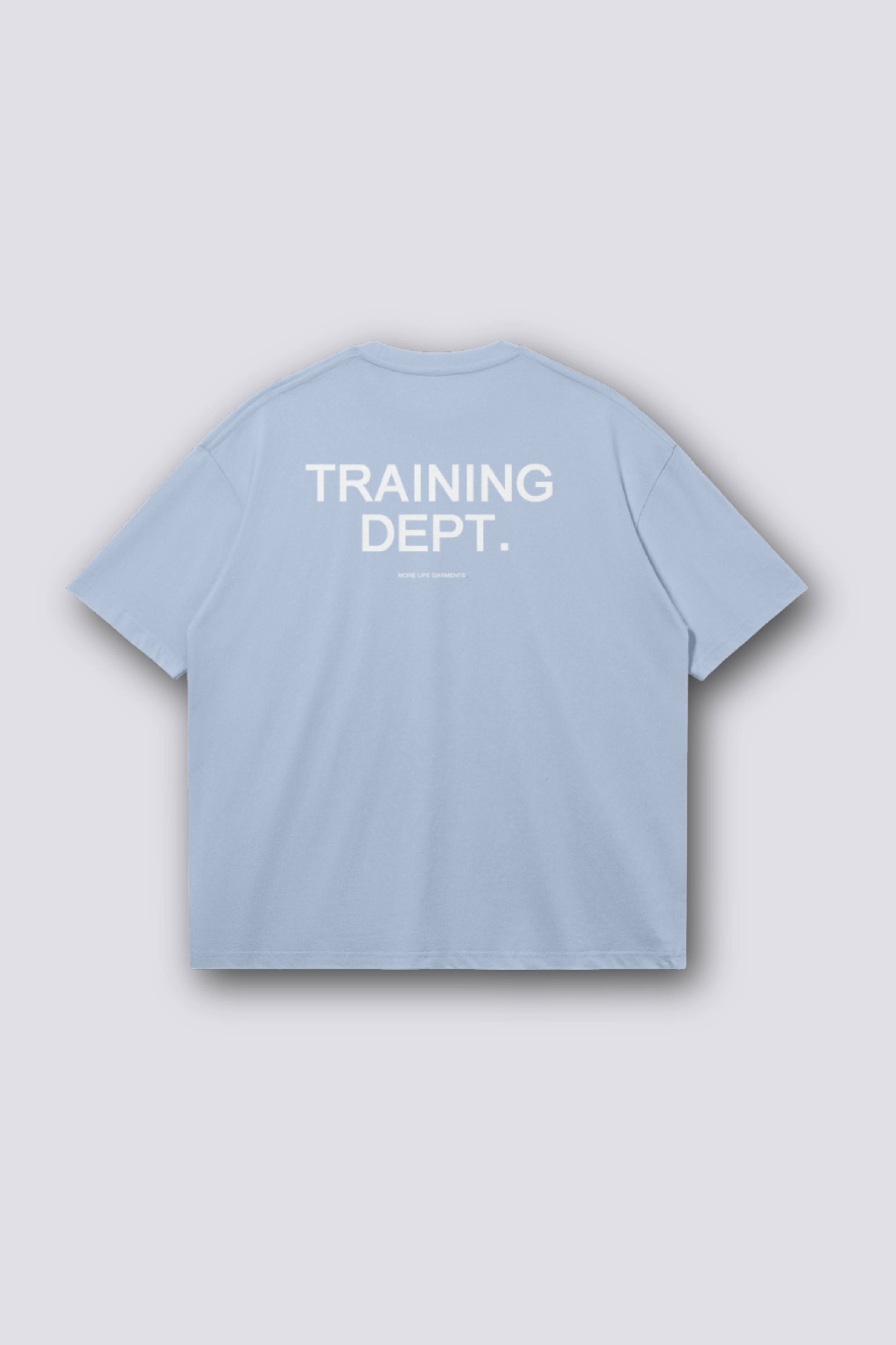 Training Department Oversized T-Shirt Light Blue
