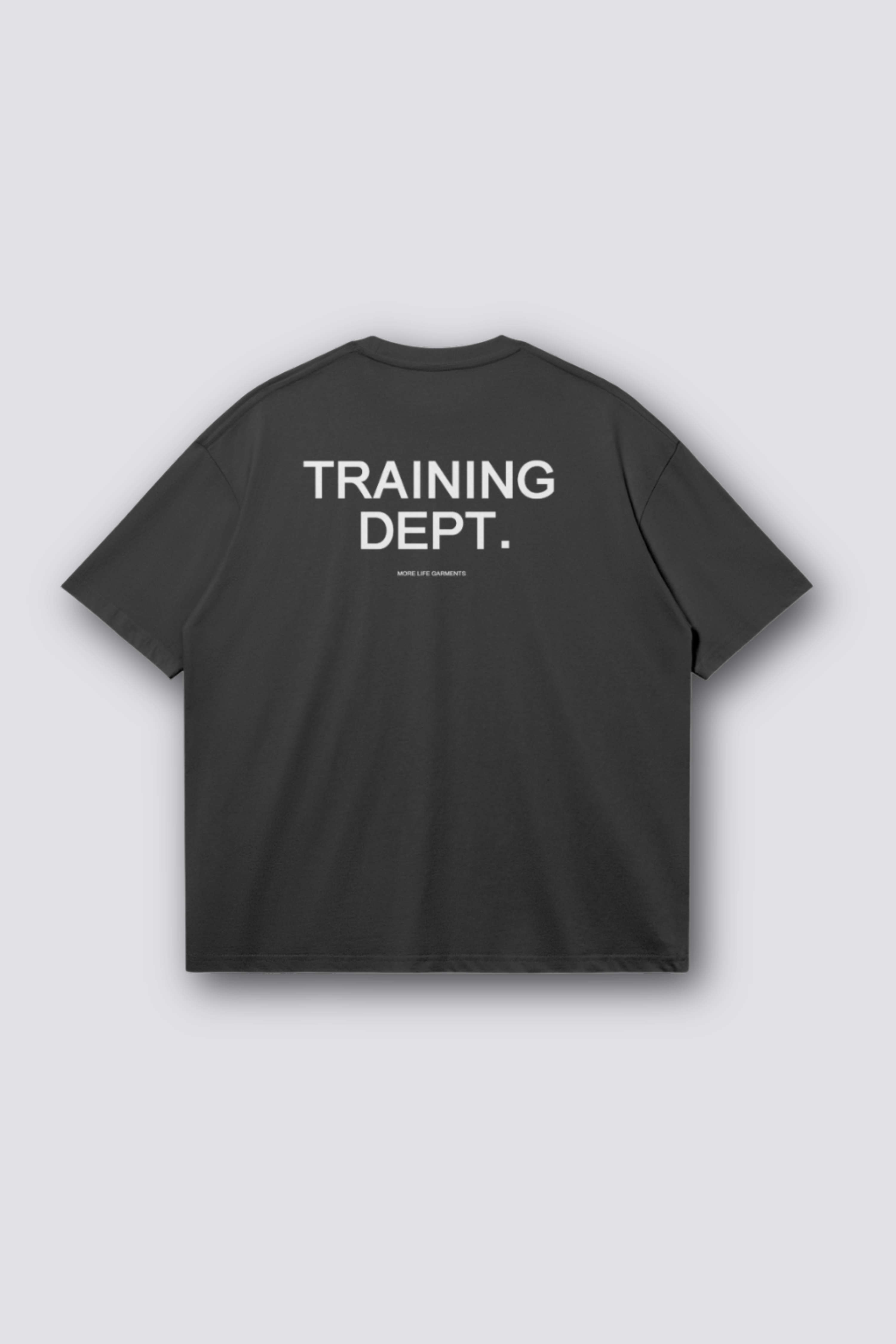 Training Department Oversized T-Shirt Black