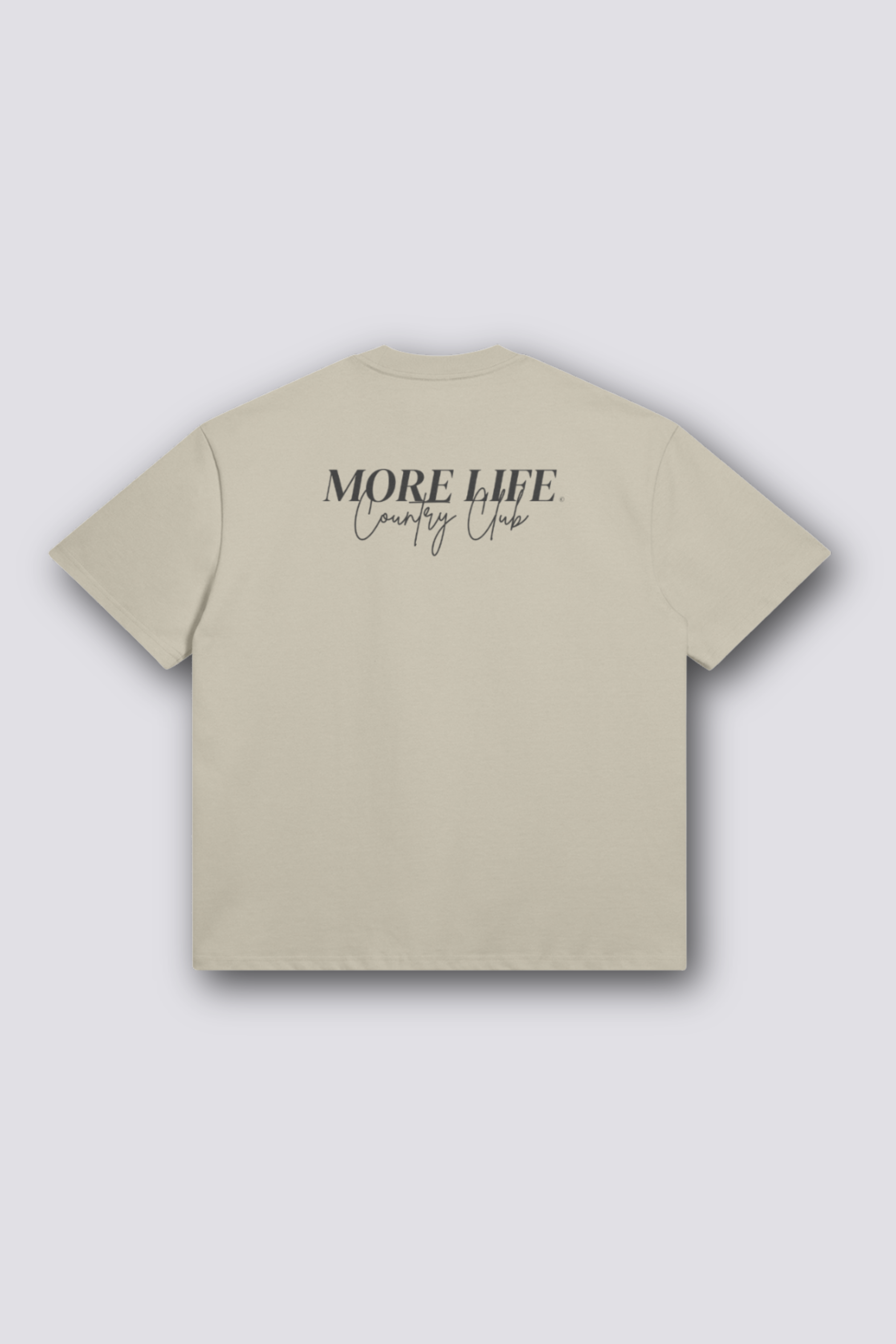 More Life Country Club Oversized T-shirt Ash Grey