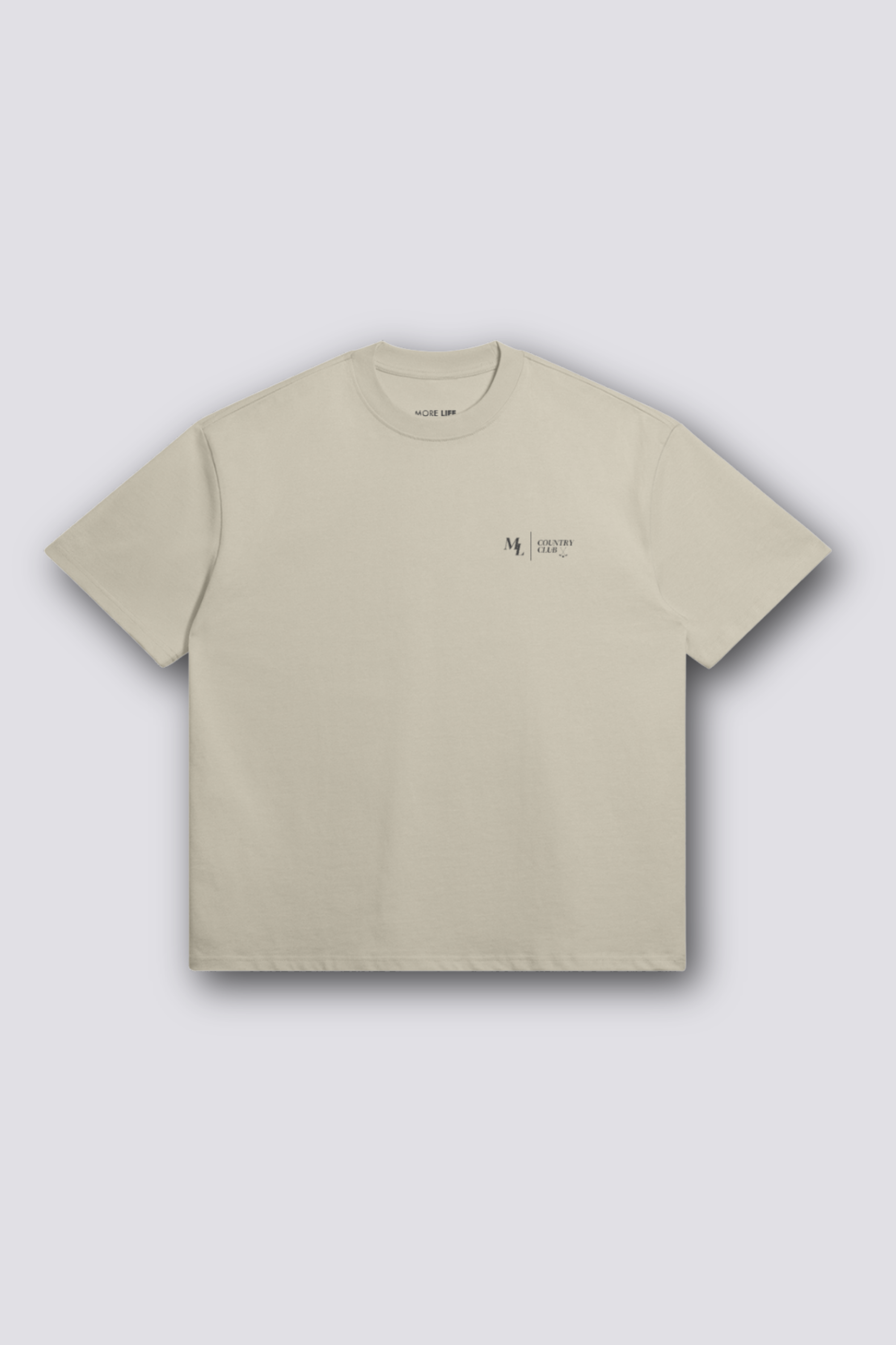 More Life Country Club Oversized T-shirt Ash Grey