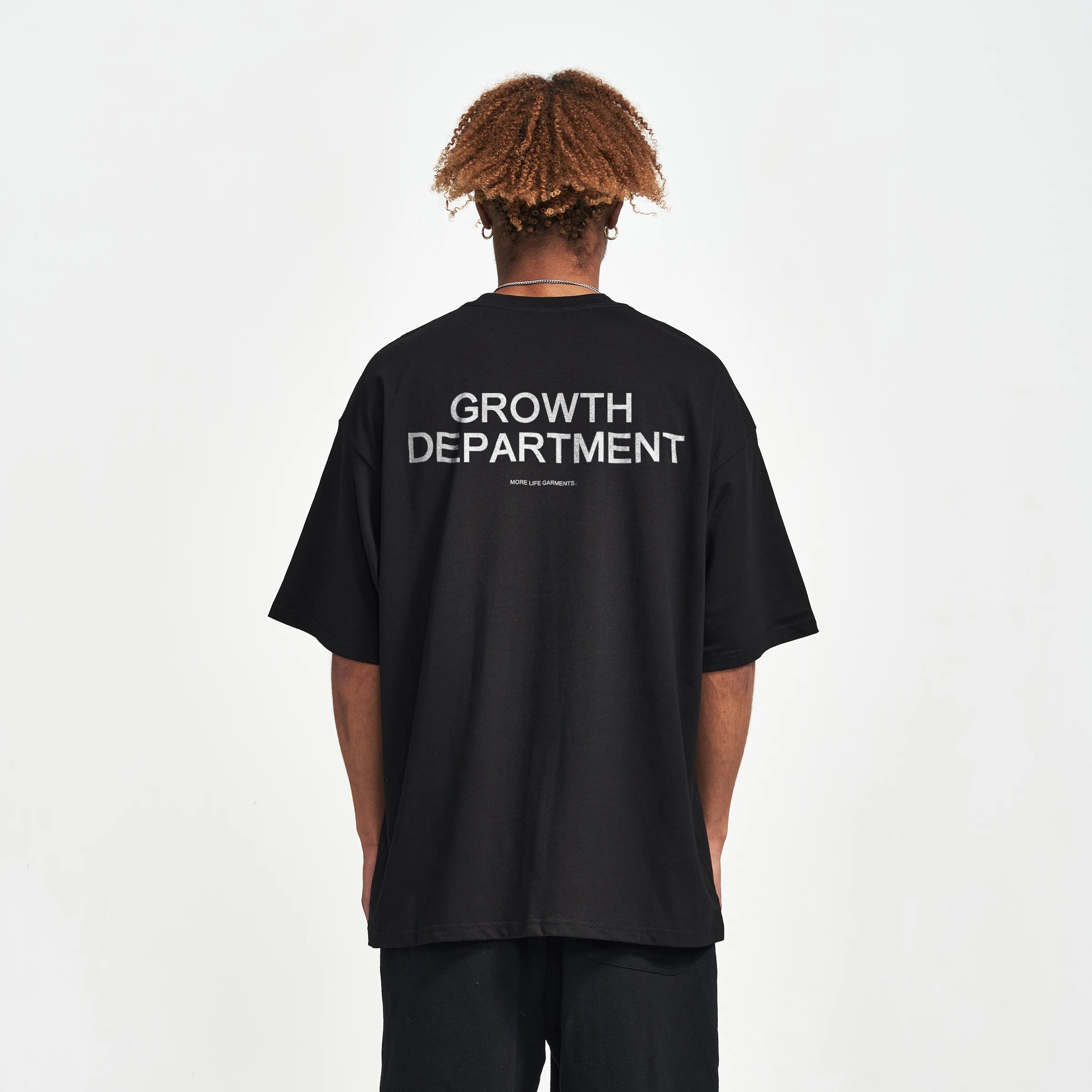 Growth Department Oversized T-Shirt Black