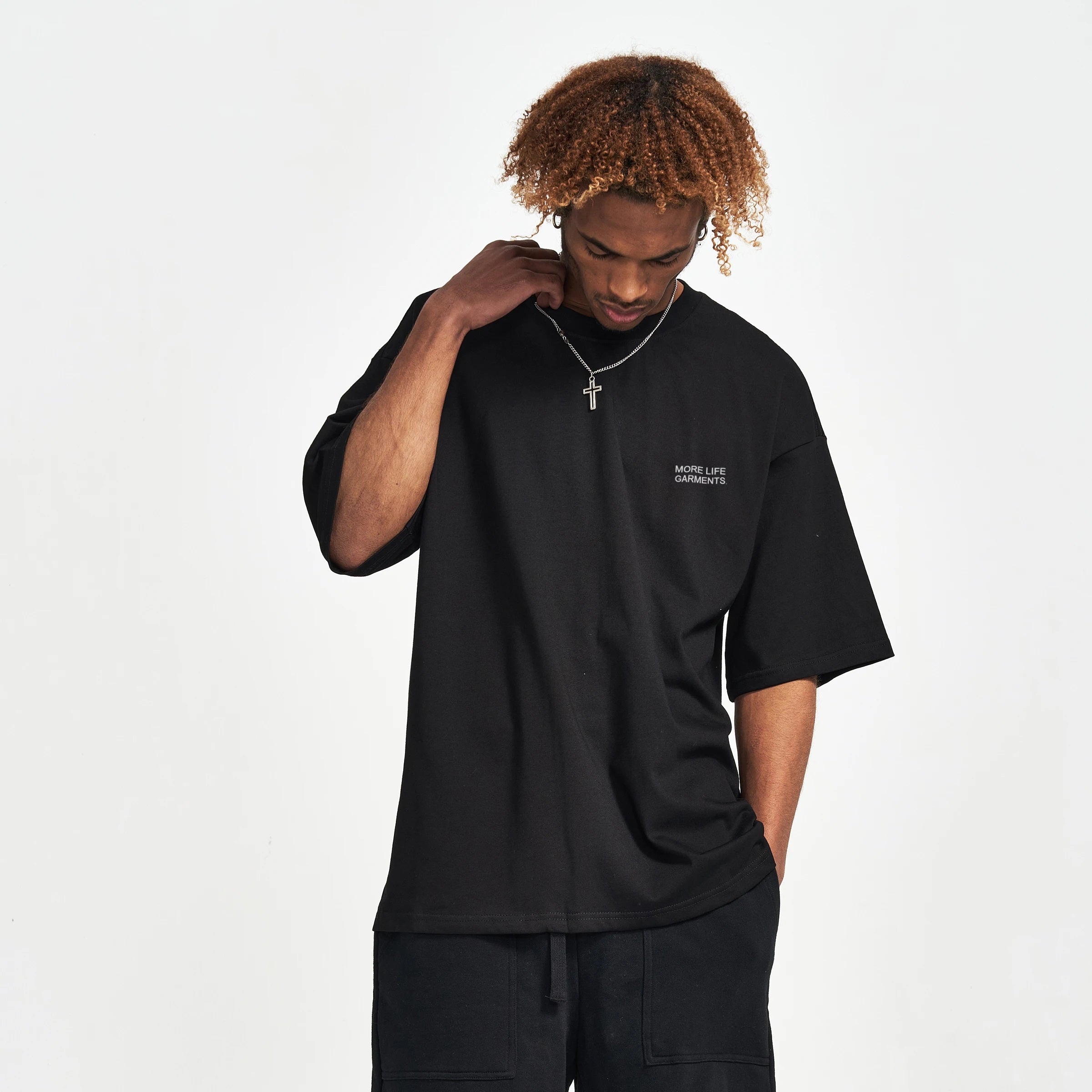 Growth Department Oversized T-Shirt Black