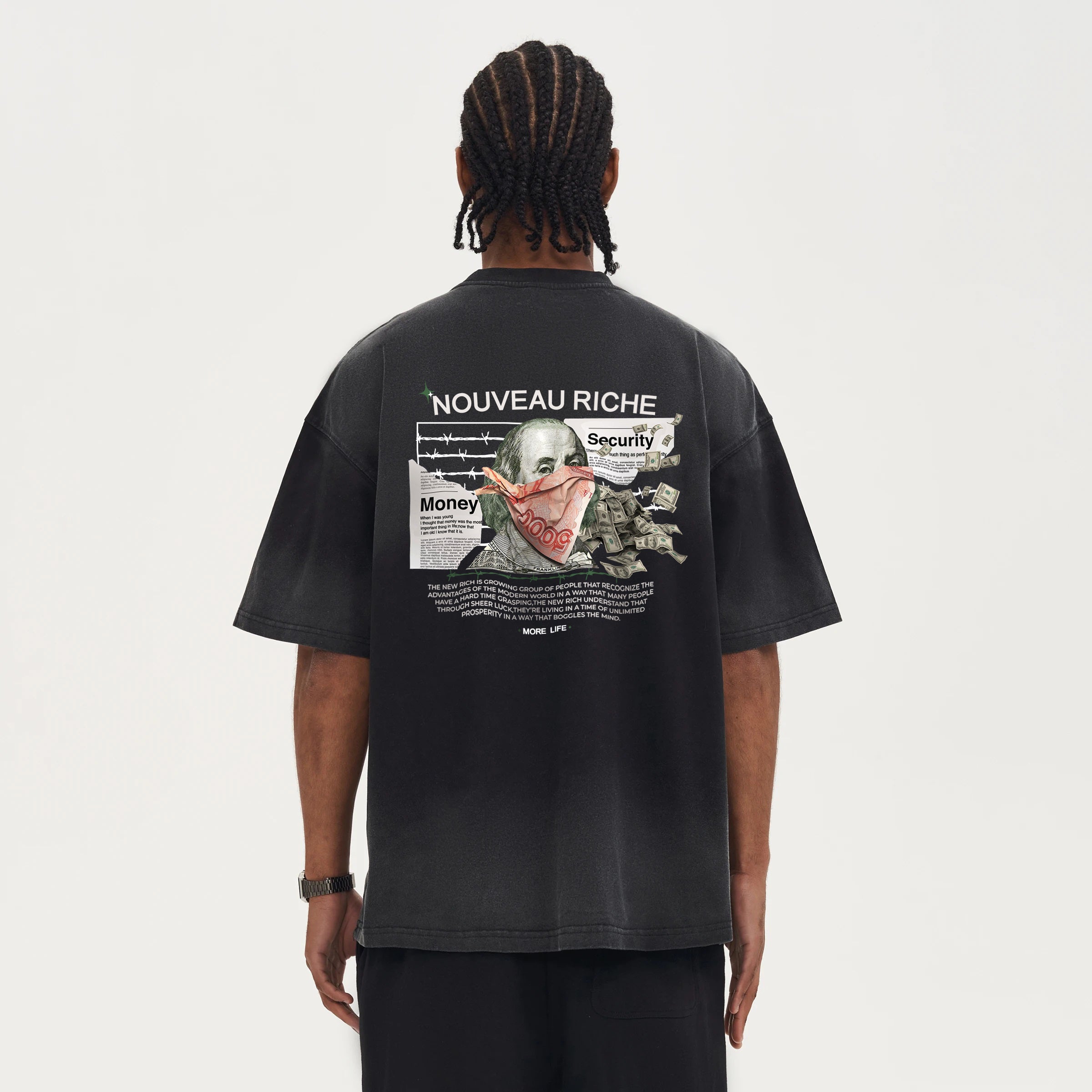 Nouveau Riche Oversized Stonewashed T-shirt