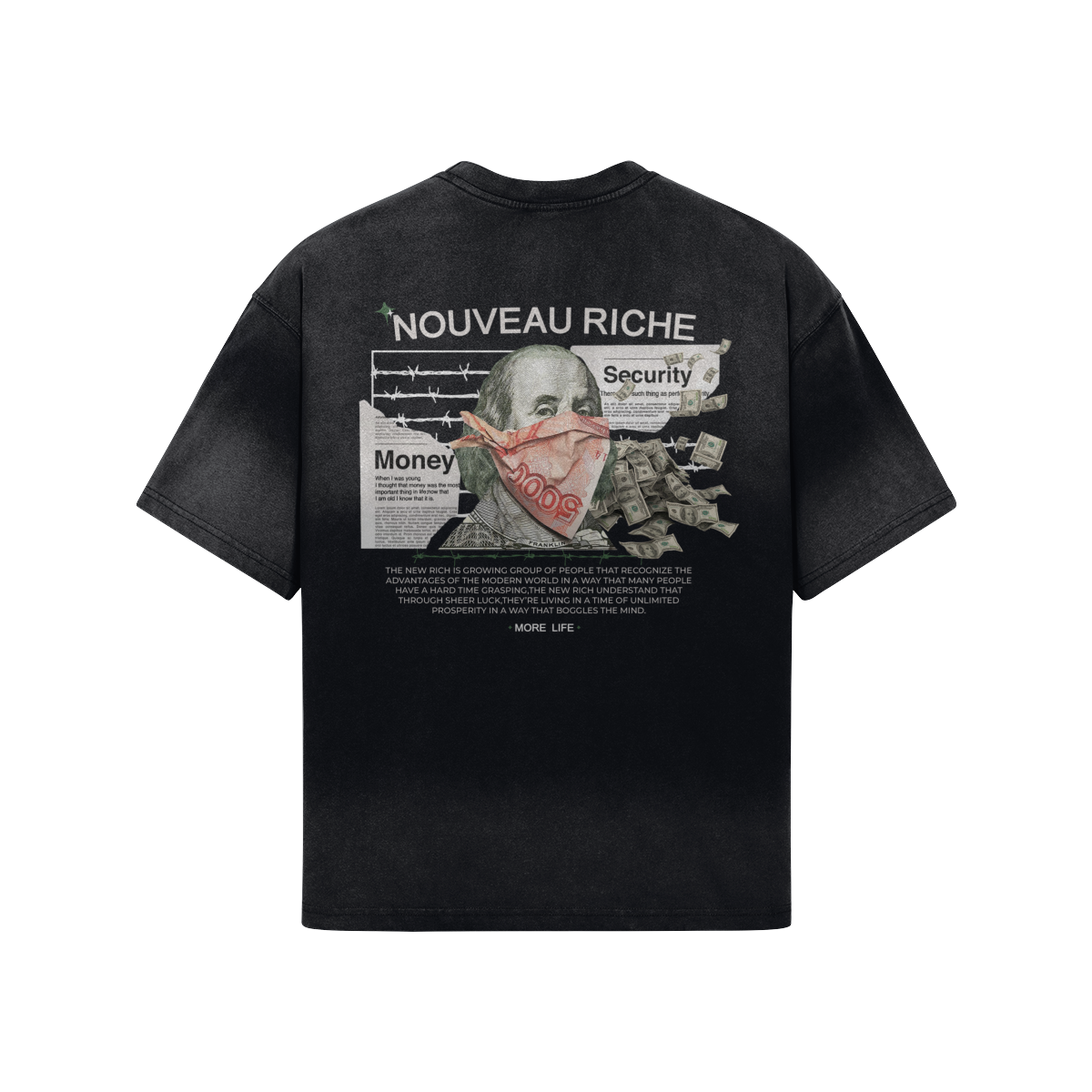 Nouveau Riche Oversized Stonewashed T-shirt