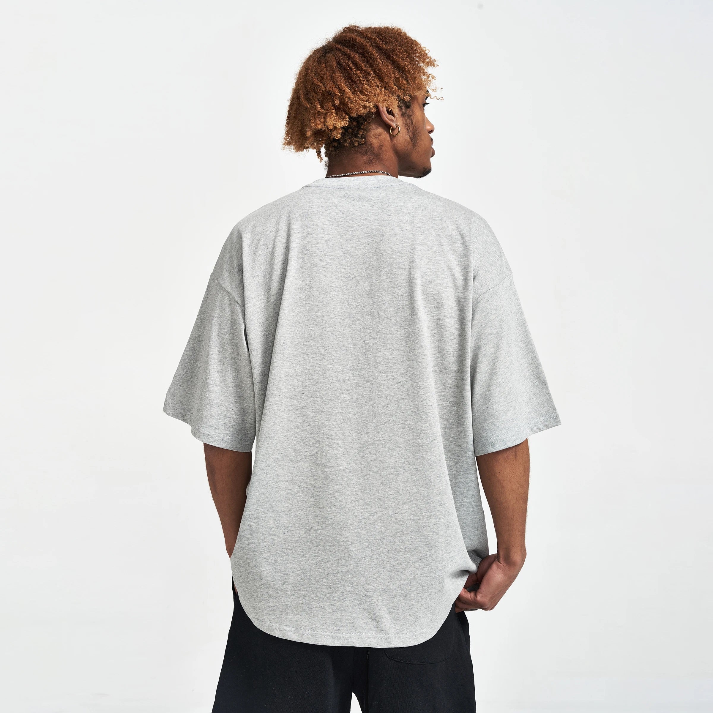 More Life Garments Essential Oversized T-Shirt Grey