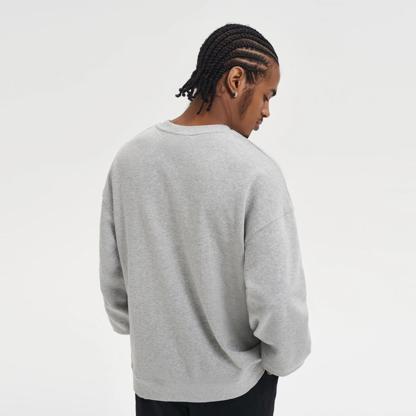 Essentials Oversized Sweatshirt Heather Grey