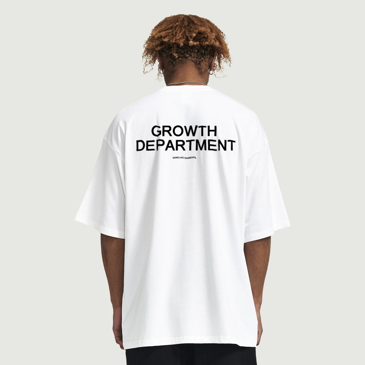 #3 Growth Department Oversized T-Shirt White