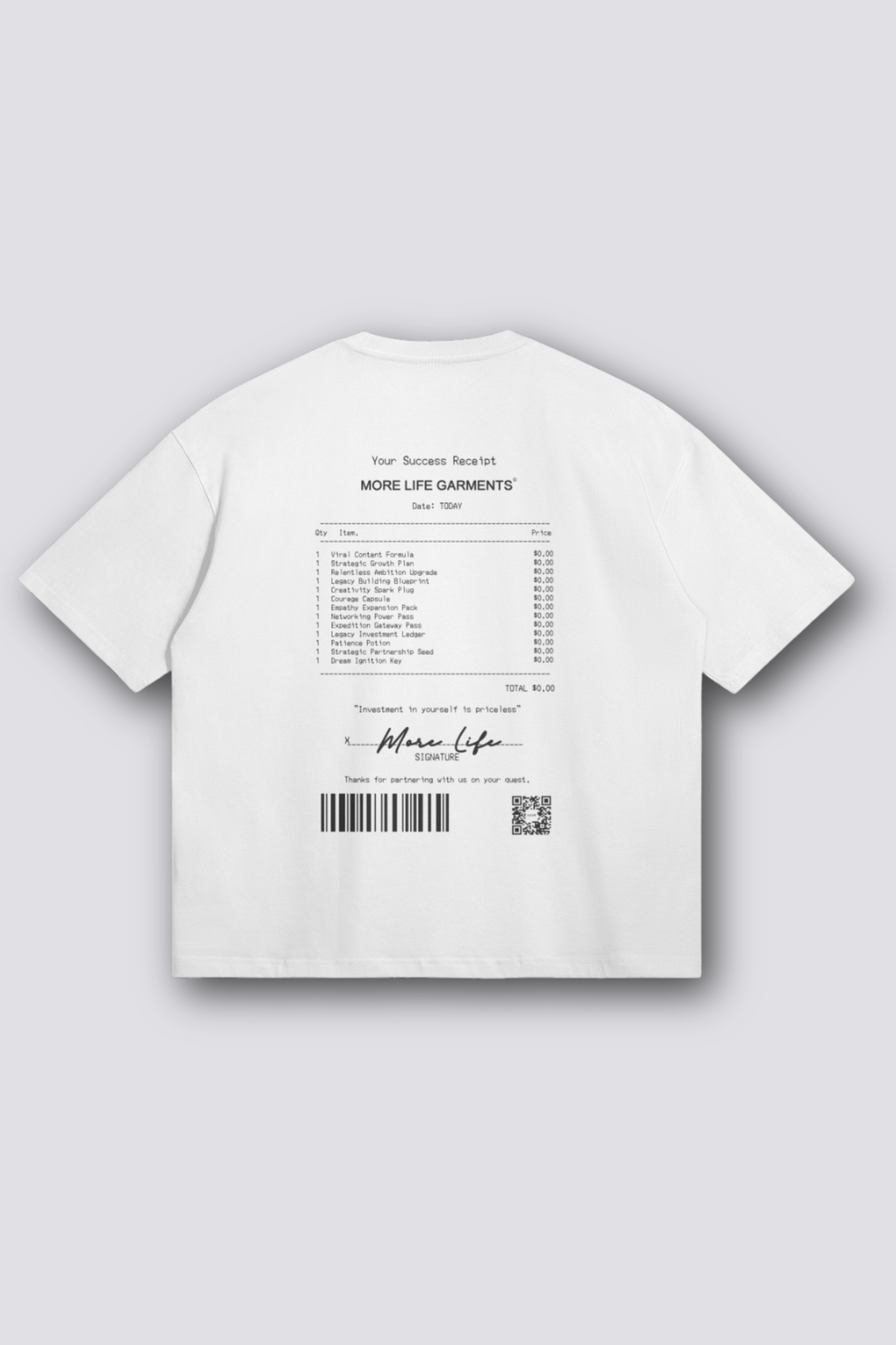 Success Formula Oversized T-Shirt