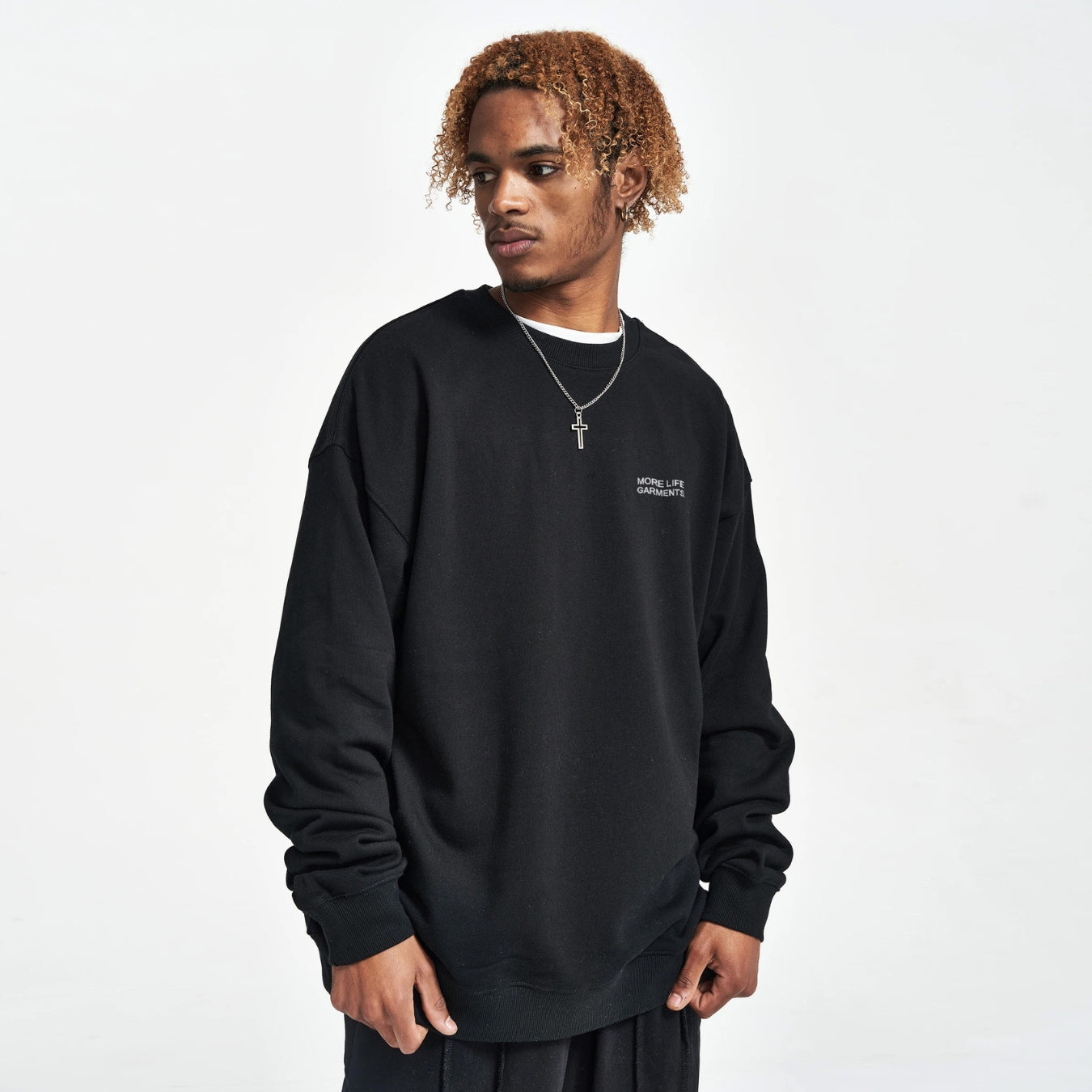 Essentials Oversized Sweatshirt Black