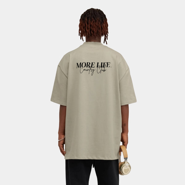 More Life Country Club Oversized T-shirt Ash Grey