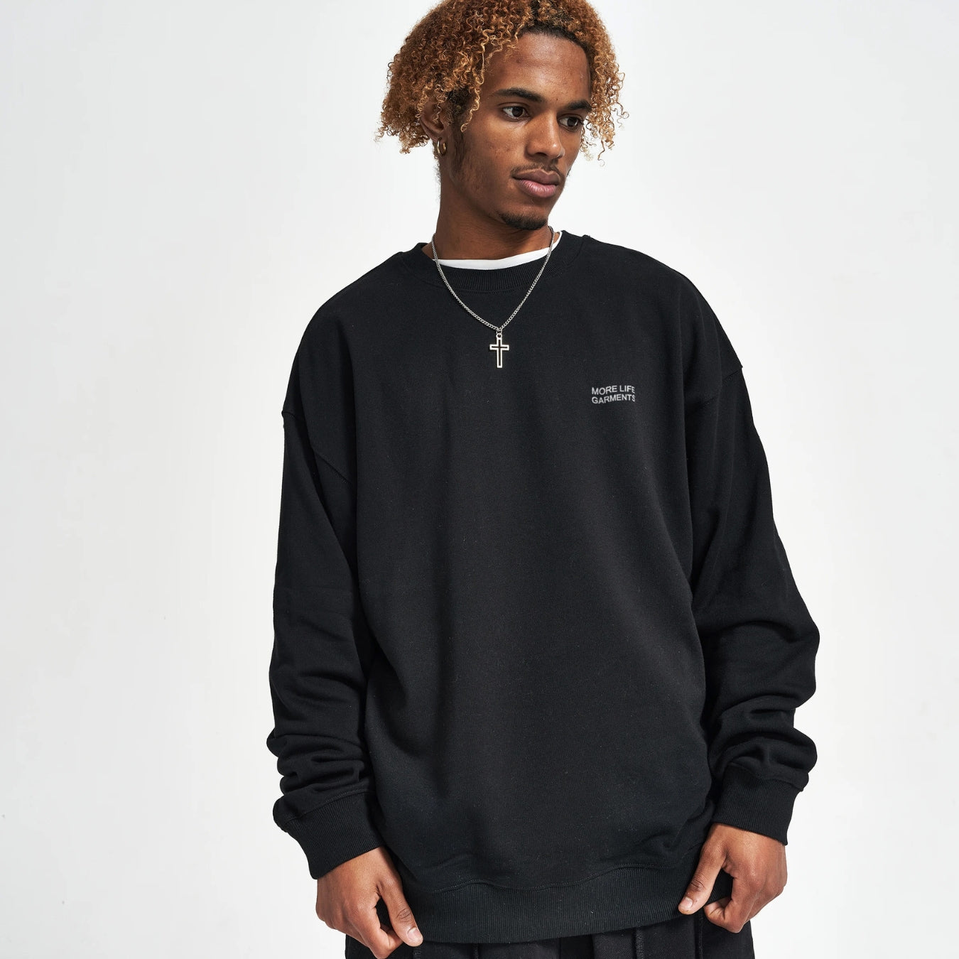 Essentials Oversized Sweatshirt Black