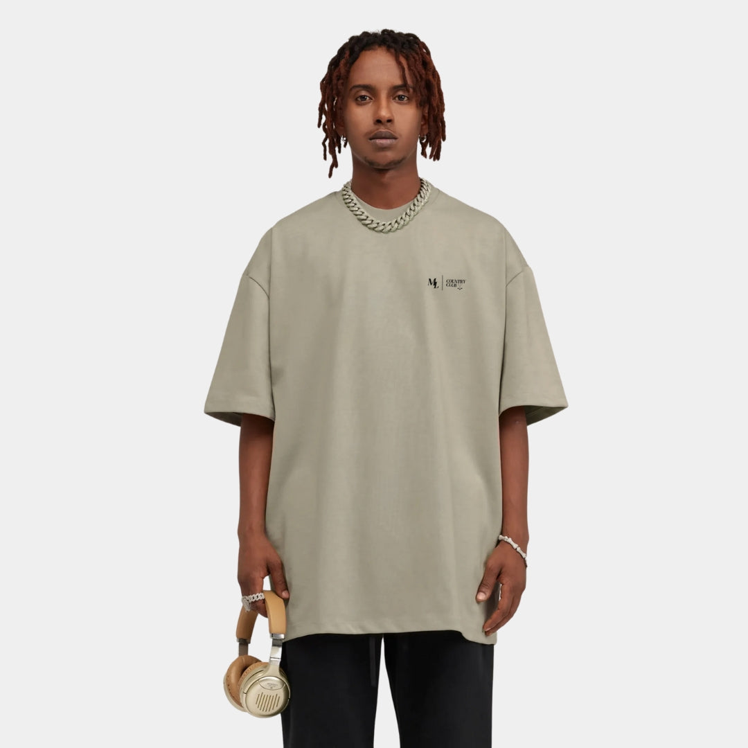 More Life Country Club Oversized T-shirt Ash Grey