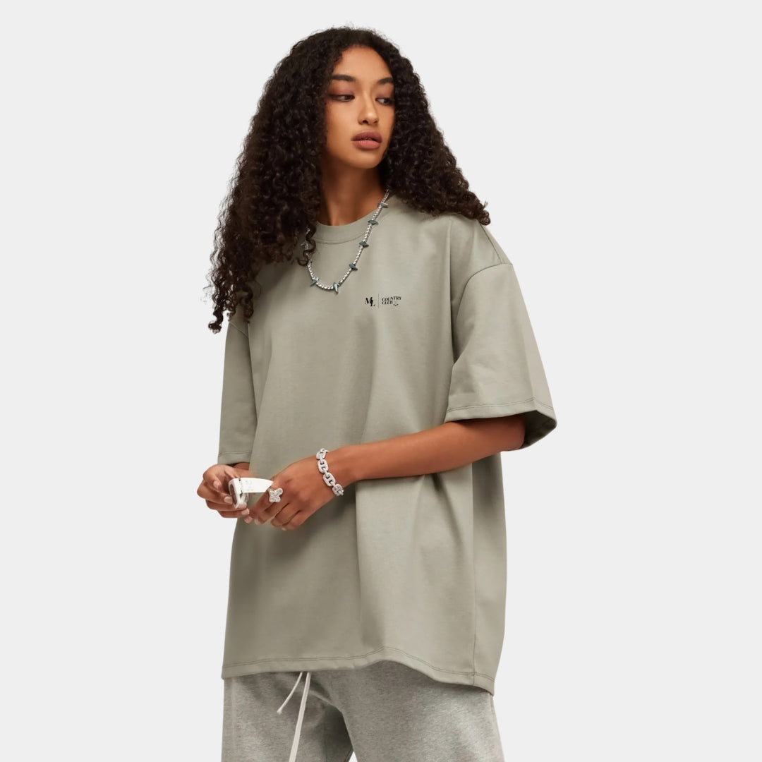 More Life Country Club Oversized T-shirt Ash Grey