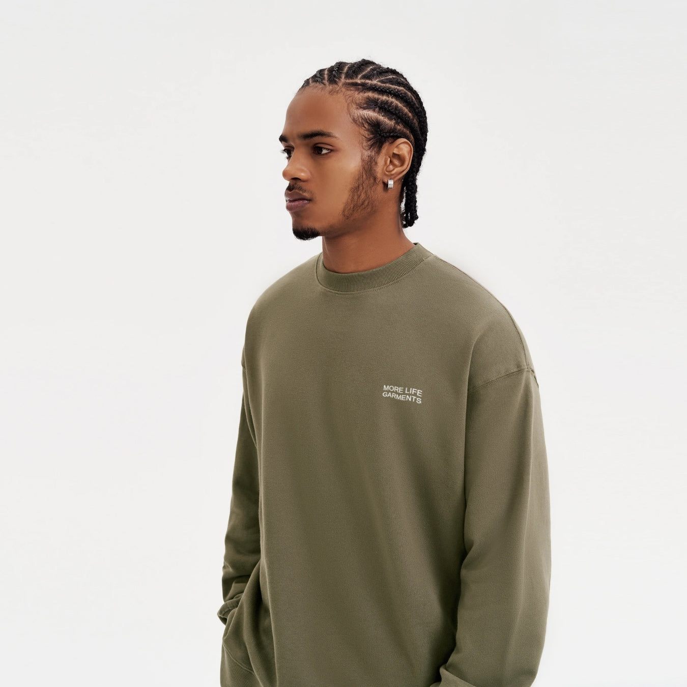 Essentials Oversized Sweatshirt Sage Green