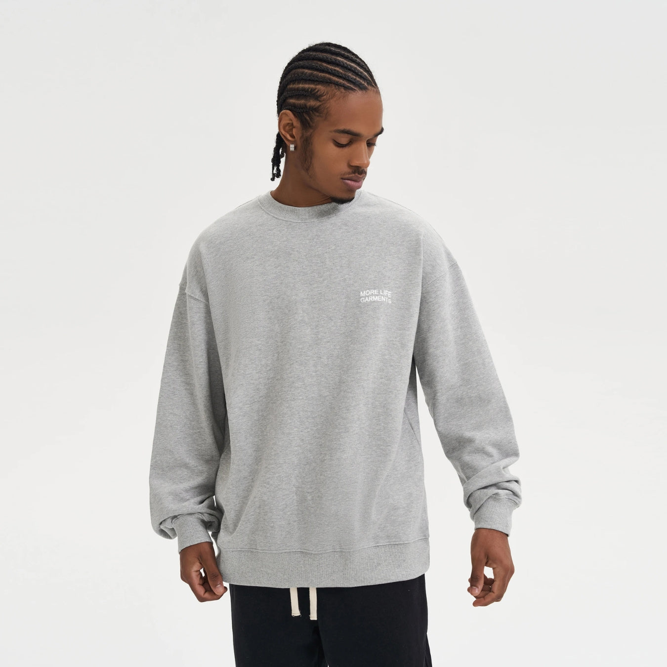 Essentials Oversized Sweatshirt Heather Grey