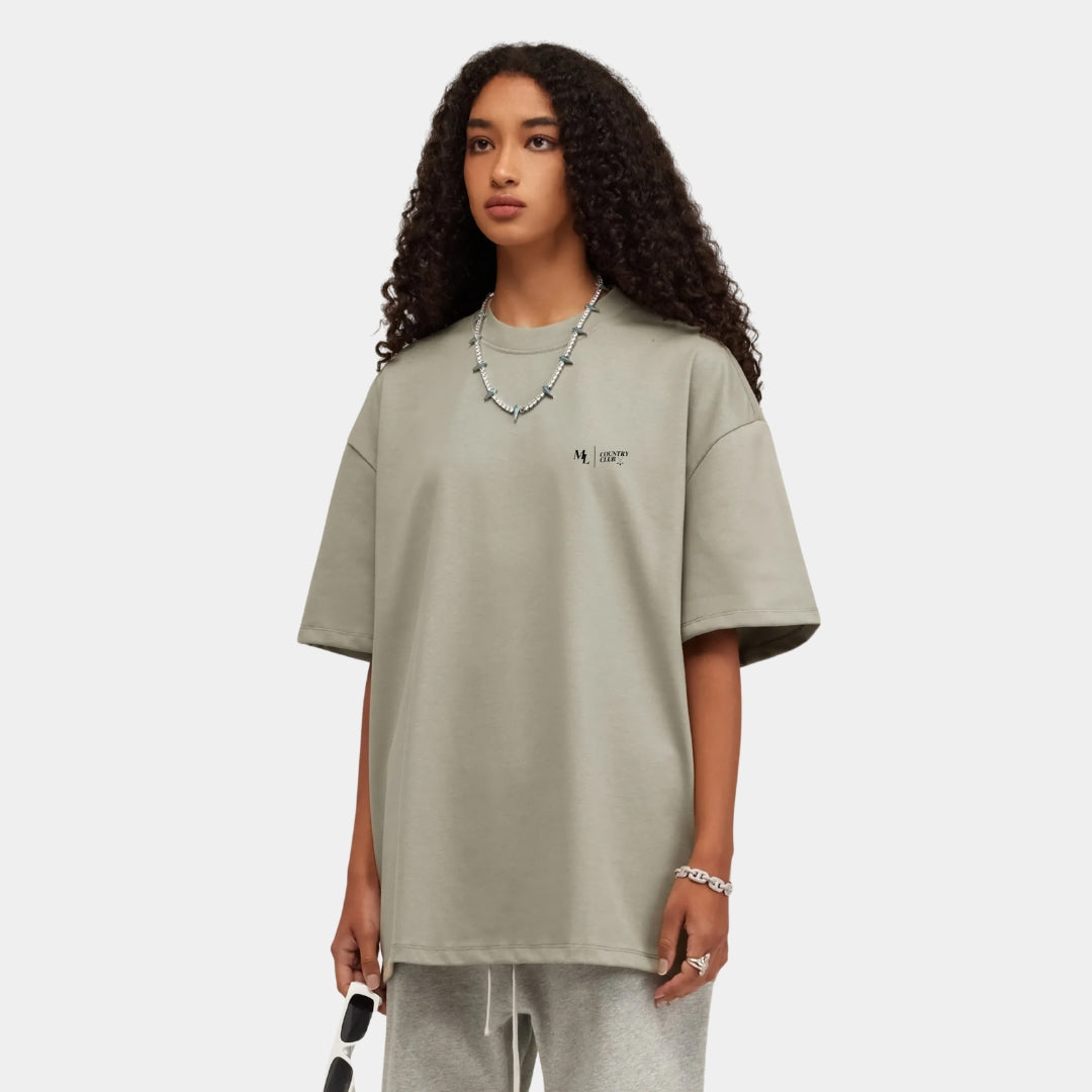 More Life Country Club Oversized T-shirt Ash Grey