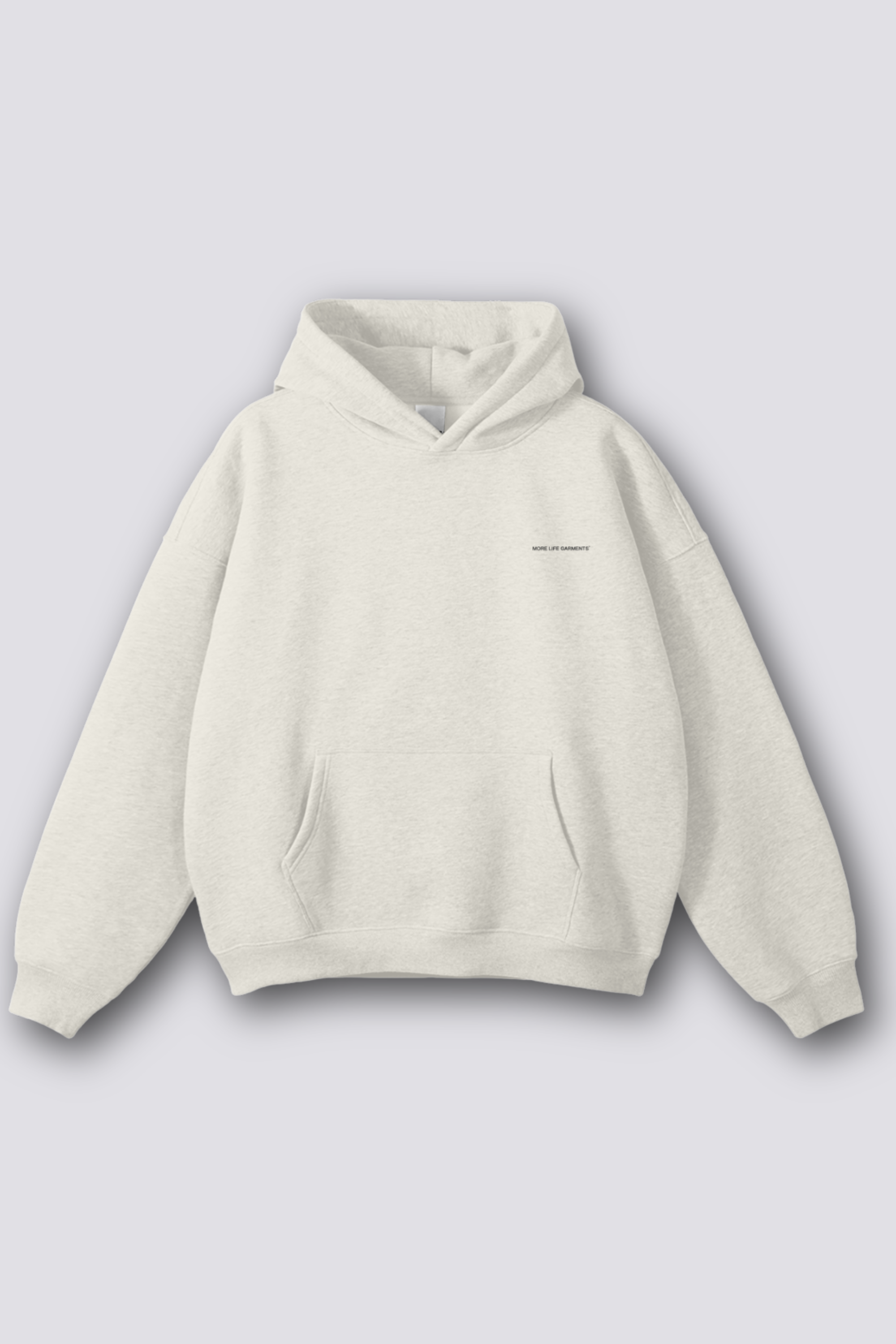 Fuck 9-5 Oversized Hoodie Oat Grey