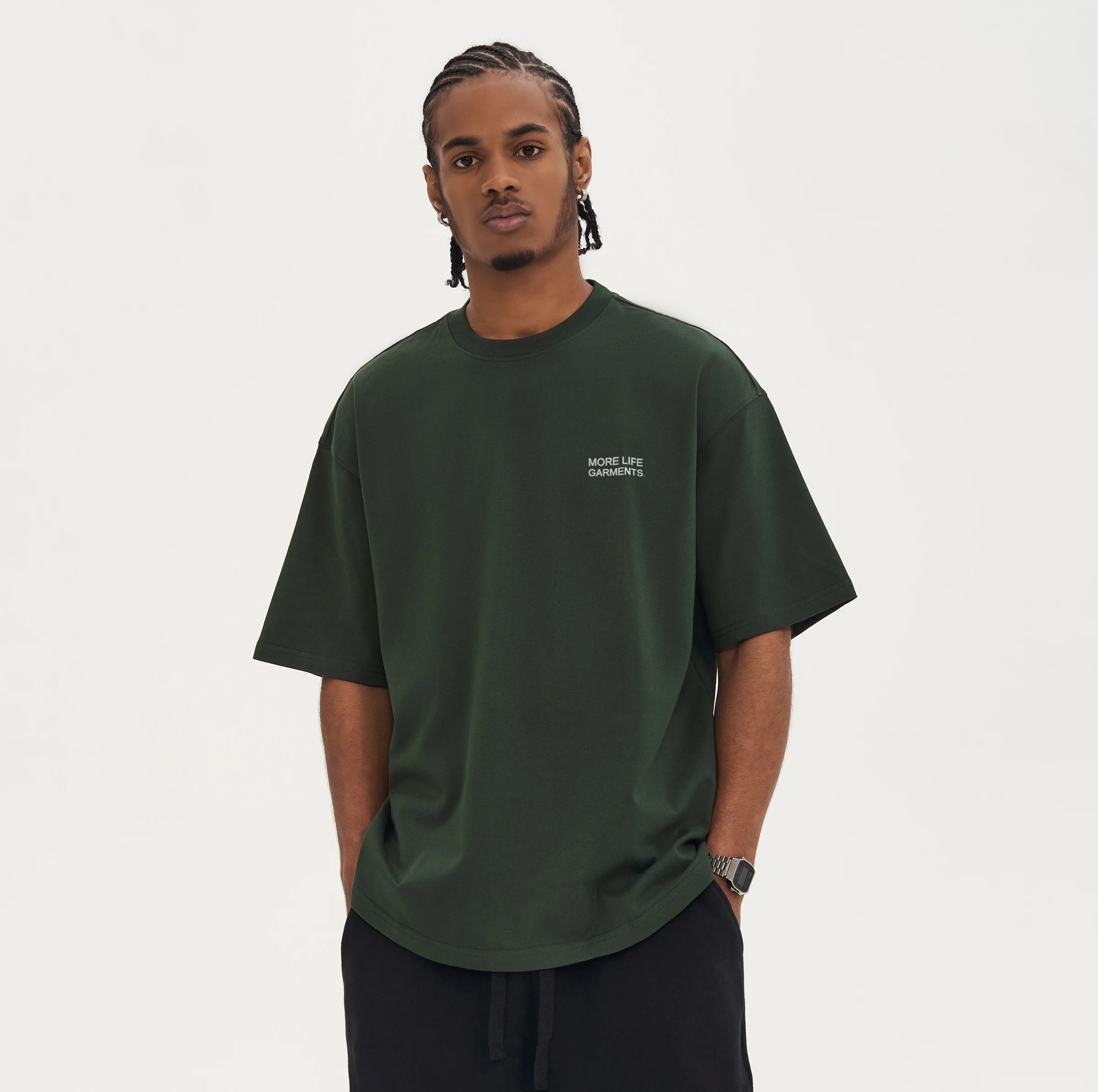 More Life Garments Essential Oversized T-Shirt Jungle