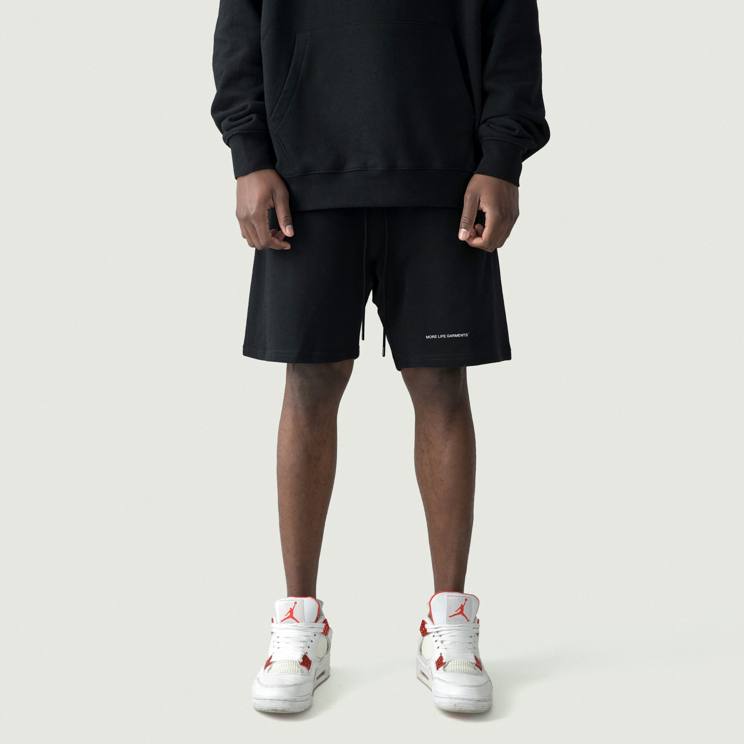 More Life Oversized Shorts Black