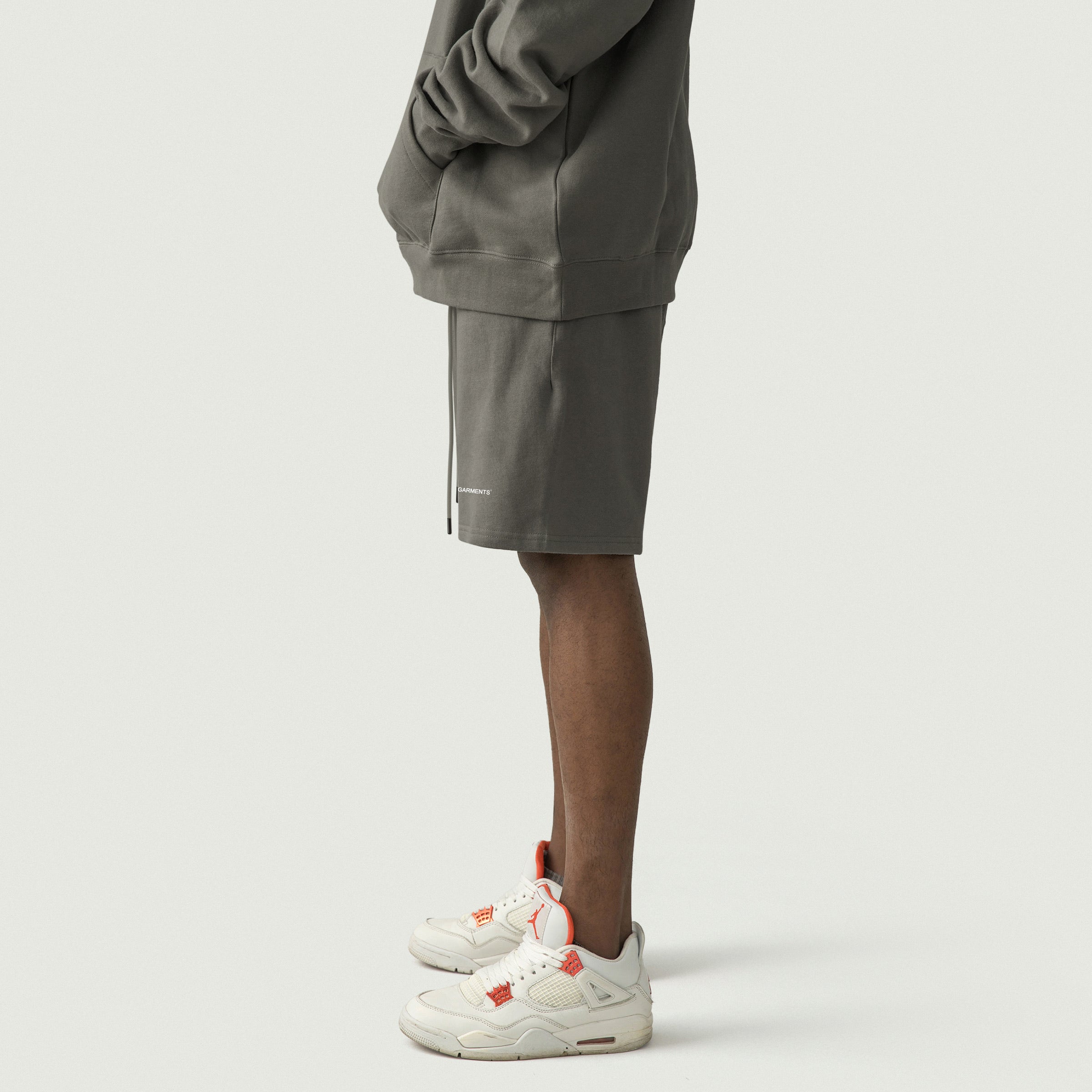 More Life Oversized Shorts Charcoal