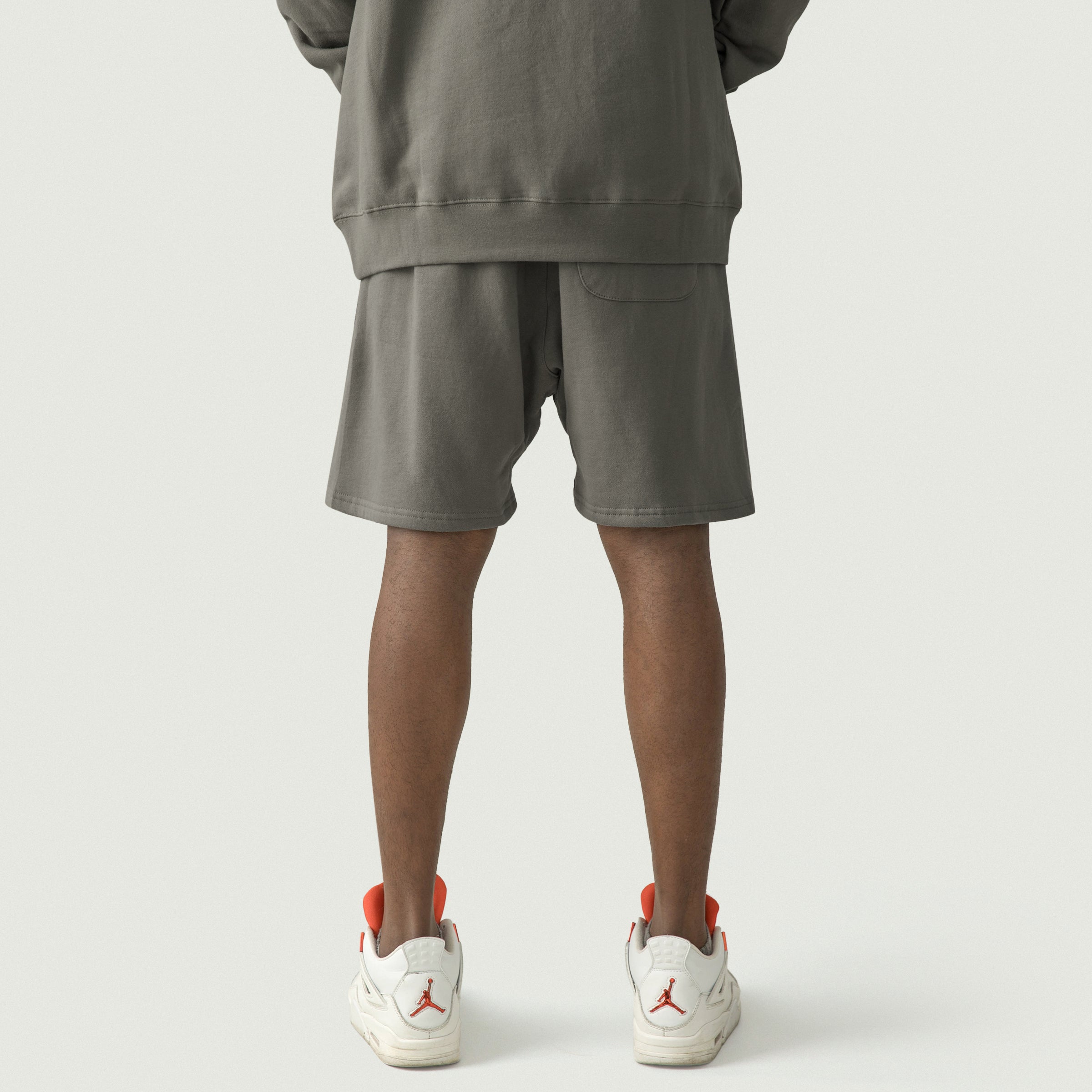 More Life Oversized Shorts Charcoal