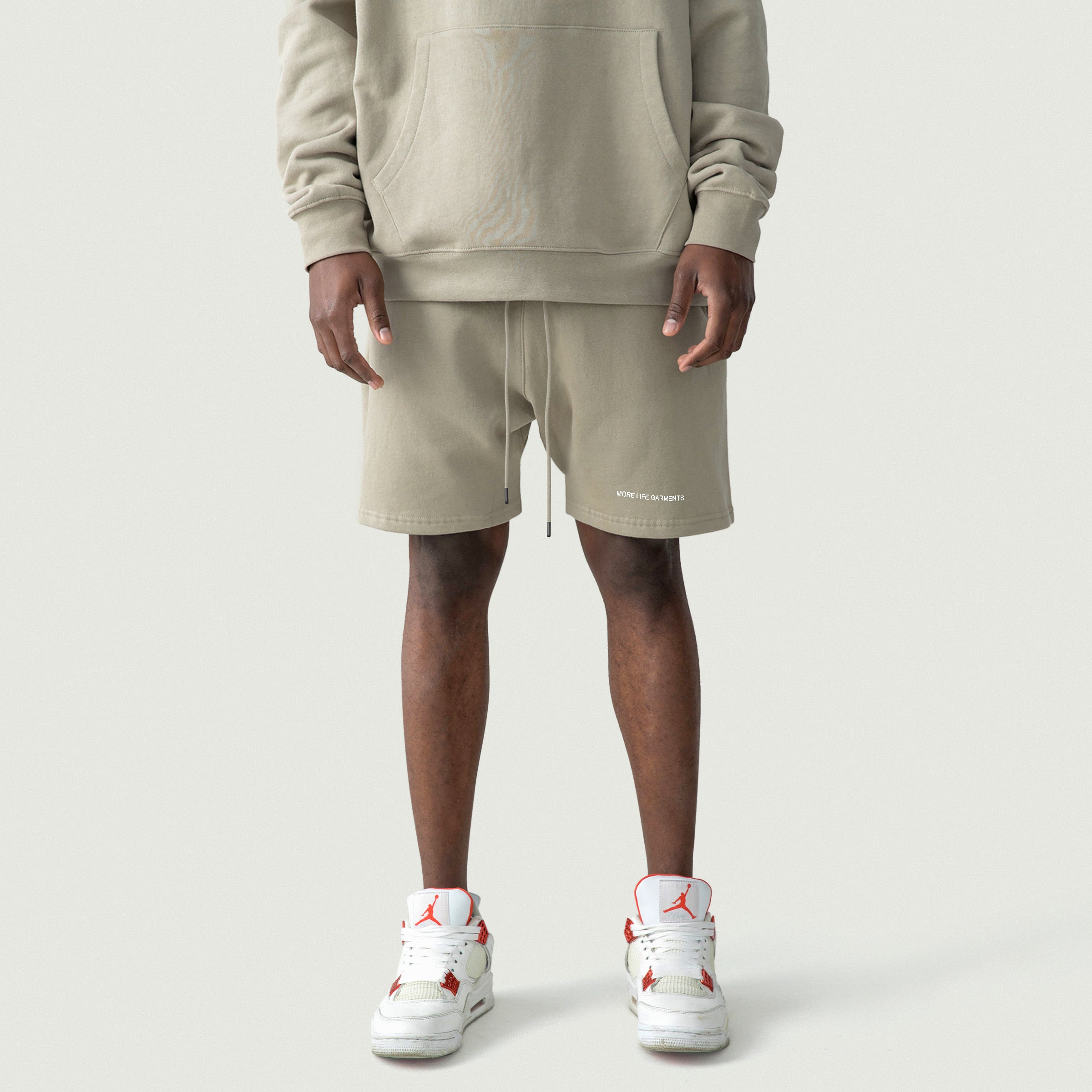 More Life Oversized Shorts Camel