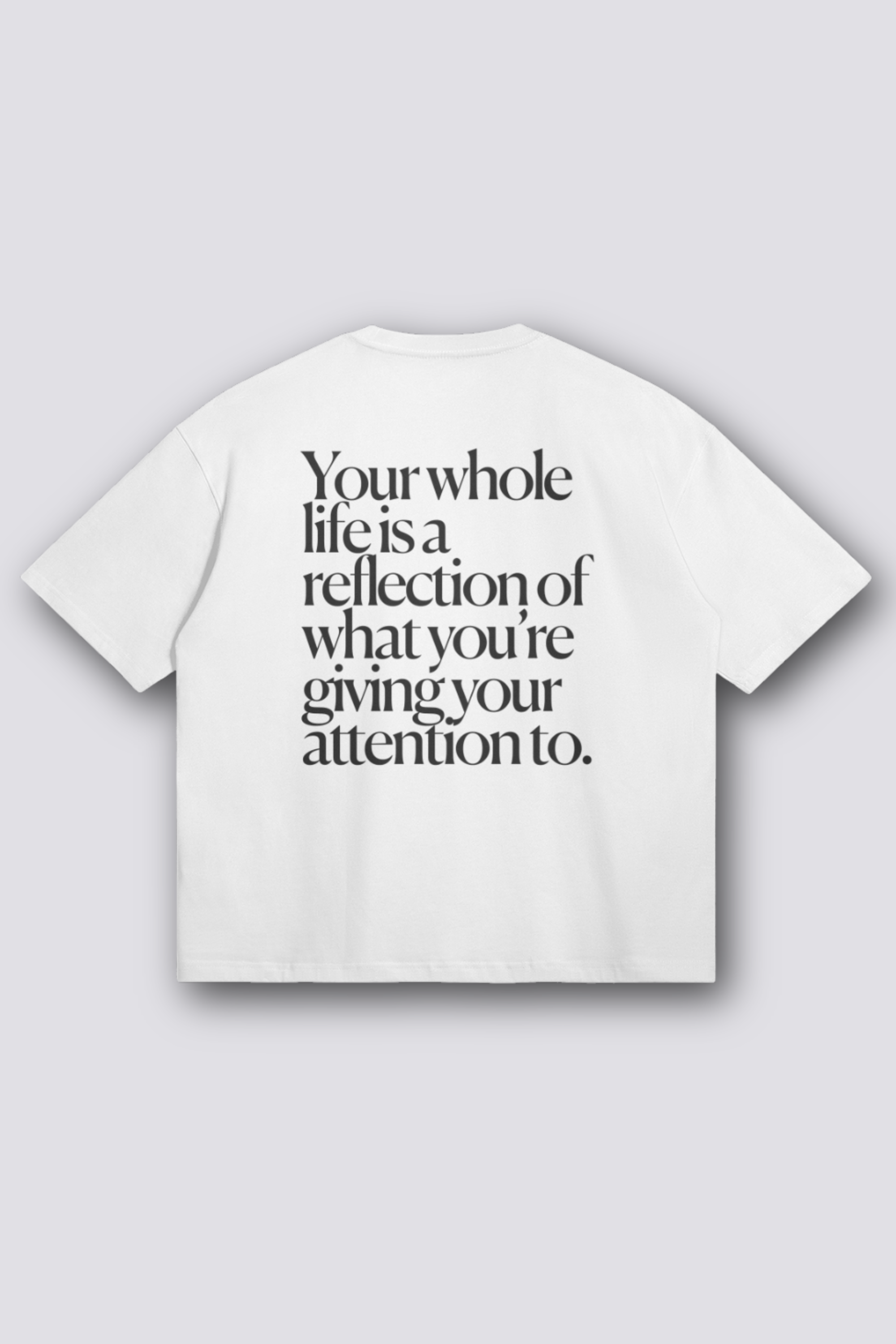 Life Is A Reflection Oversized T-Shirt