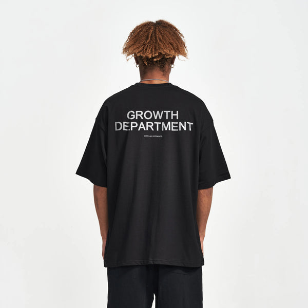 #3 Growth Department Oversized T-Shirt Black