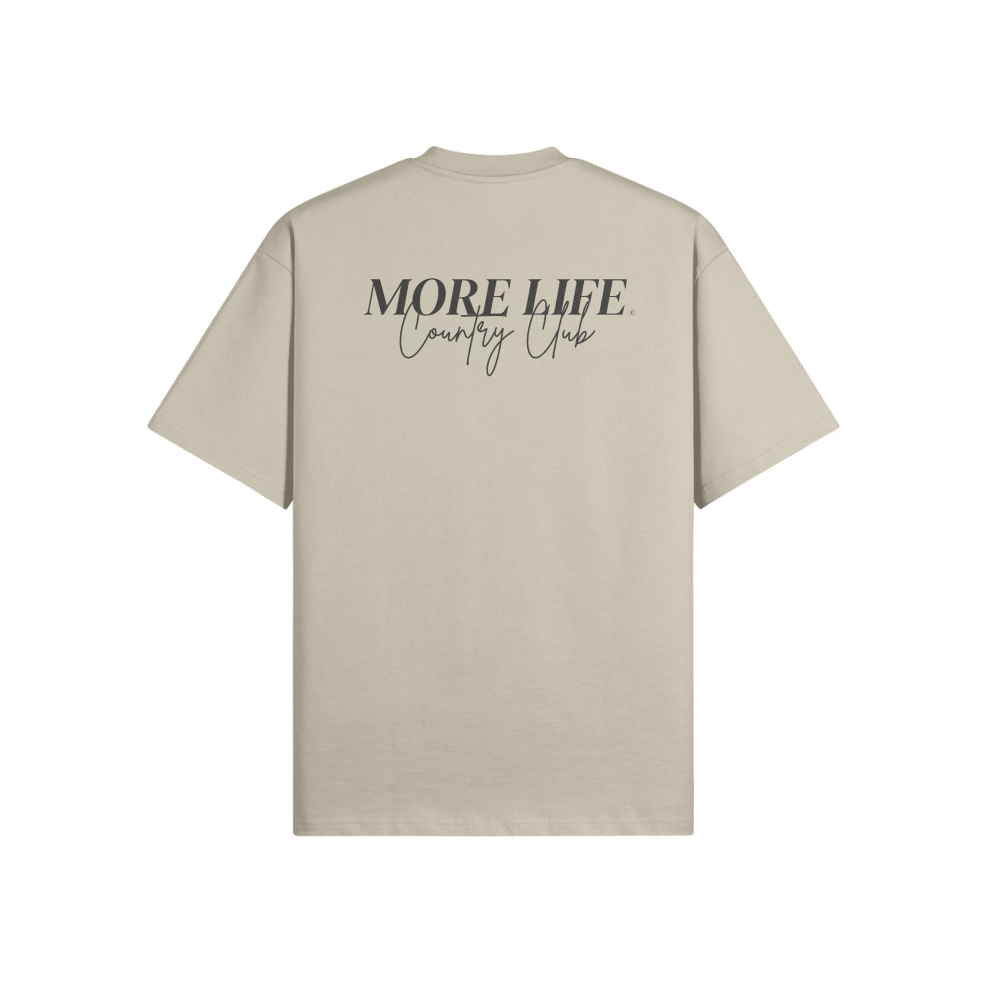 More Life Country Club Oversized T-shirt Ash Grey