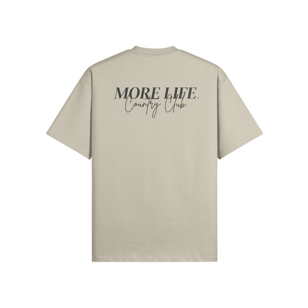 More Life Country Club Oversized T-shirt Ash Grey