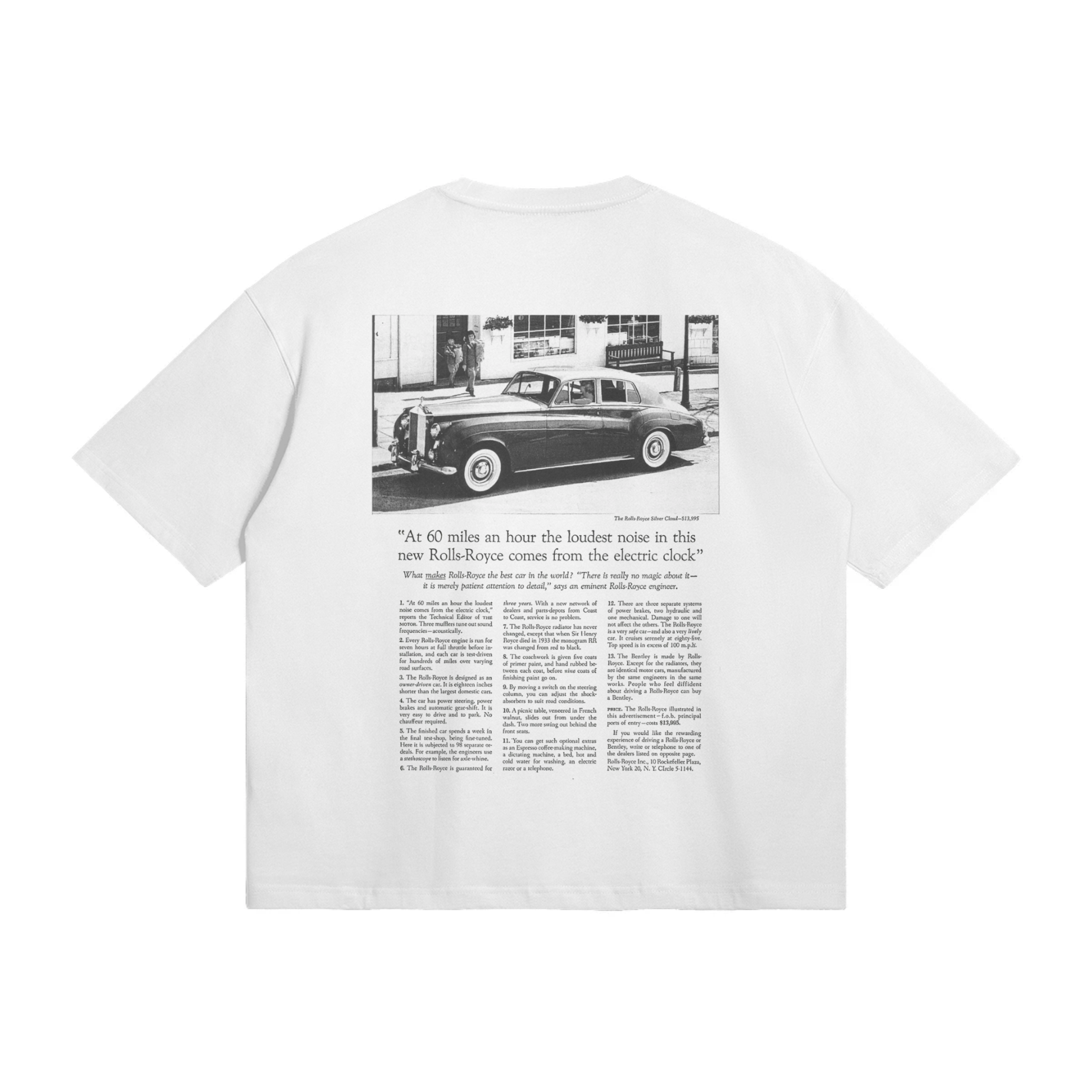Rolls Royce Oversized T-Shirt