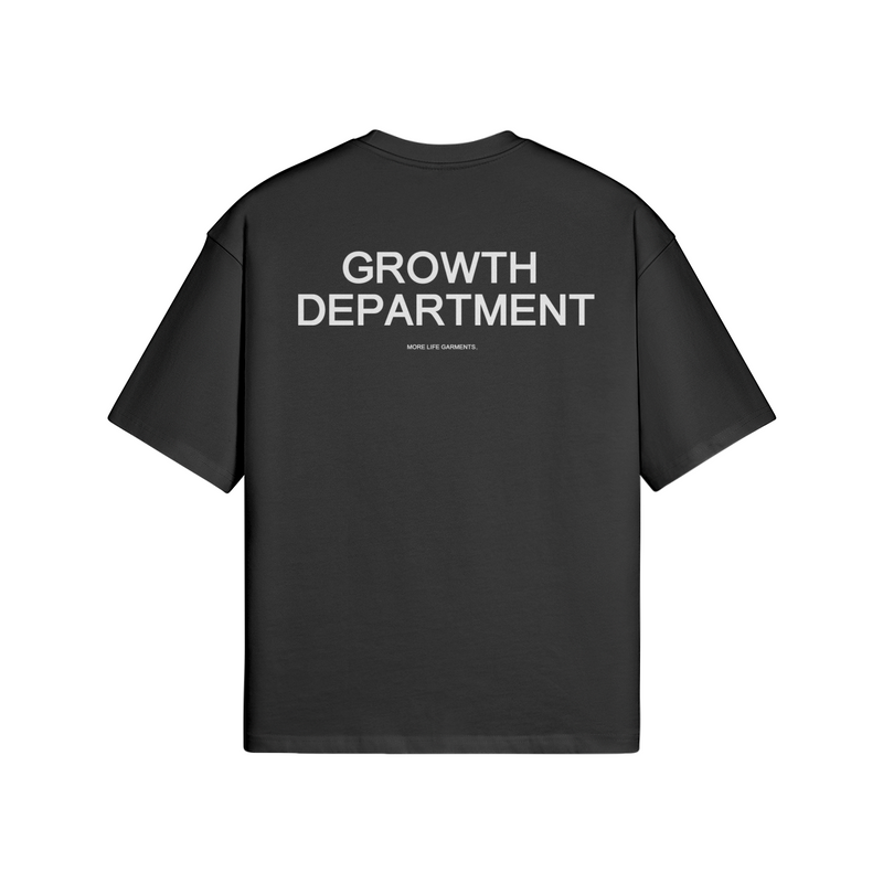 #3 Growth Department Oversized T-Shirt Black