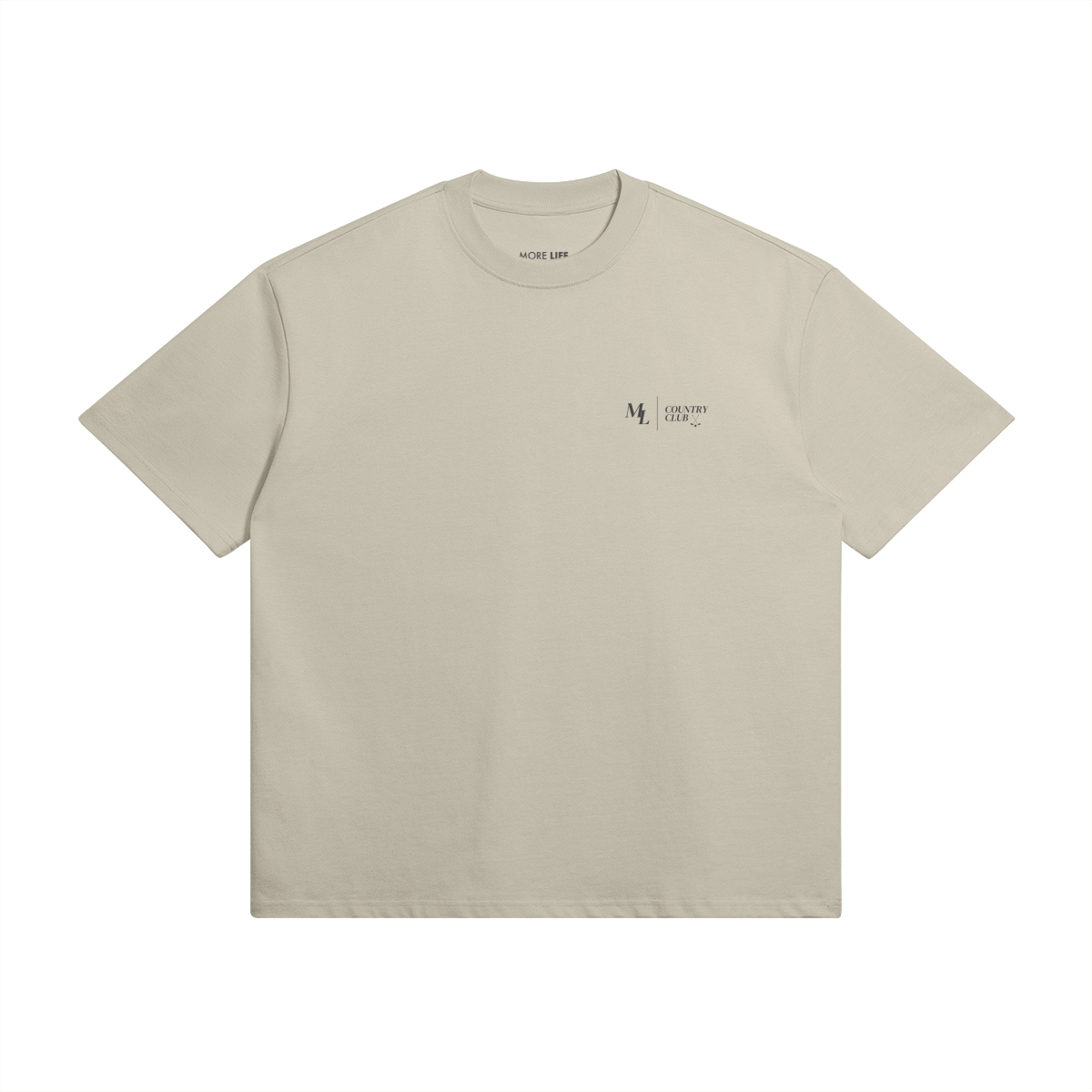 More Life Country Club Oversized T-shirt Ash Grey